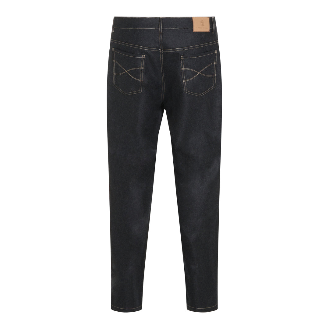 Brunello Cucinelli Trousers - DARK GREY | 560863efdefc1e24640a96c49935fbb8464c7853