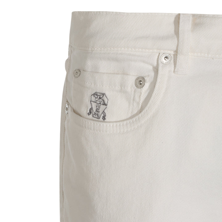 Brunello Cucinelli Jeans - WHITE | 746944e4dd076b4d8d4906488a96862824a7a9a8
