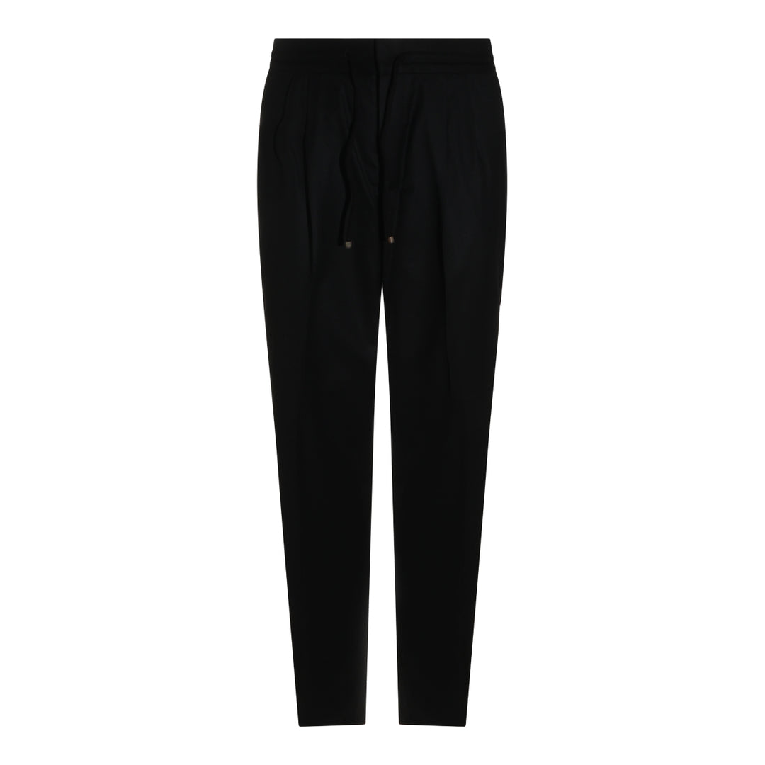 Brunello Cucinelli Trousers - BLACK | 2a4834c899cb2dbb629000b910e7b6127ca1270b