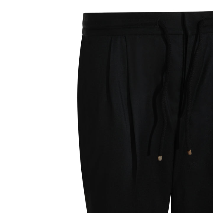 Brunello Cucinelli Trousers - BLACK | b07d4dd6bdef31e5ef88ed01424f4c7cdab946b9