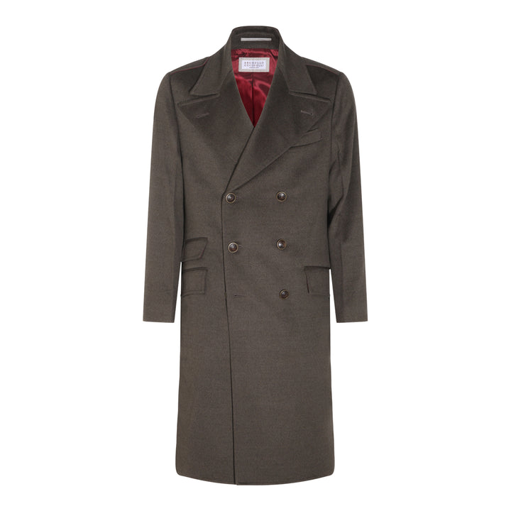 Brunello Cucinelli Coats - MUD | 54280fa909f3933d1eb22d5d363e1d39043892c6