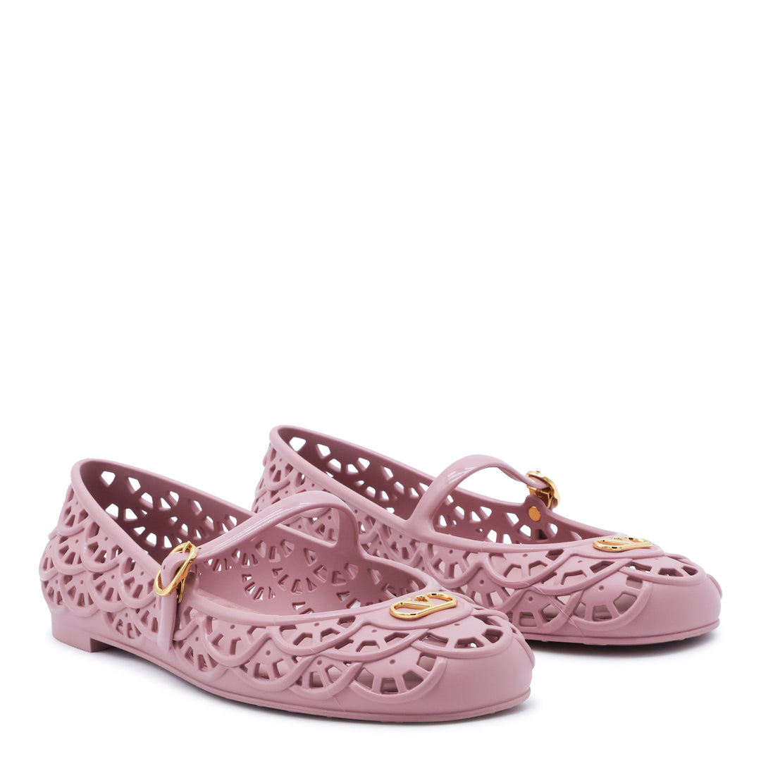 Valentino Garavani Flat shoes - SOFT PINK | f7a2a1c5281866039dbf889cdf88663e96c85311