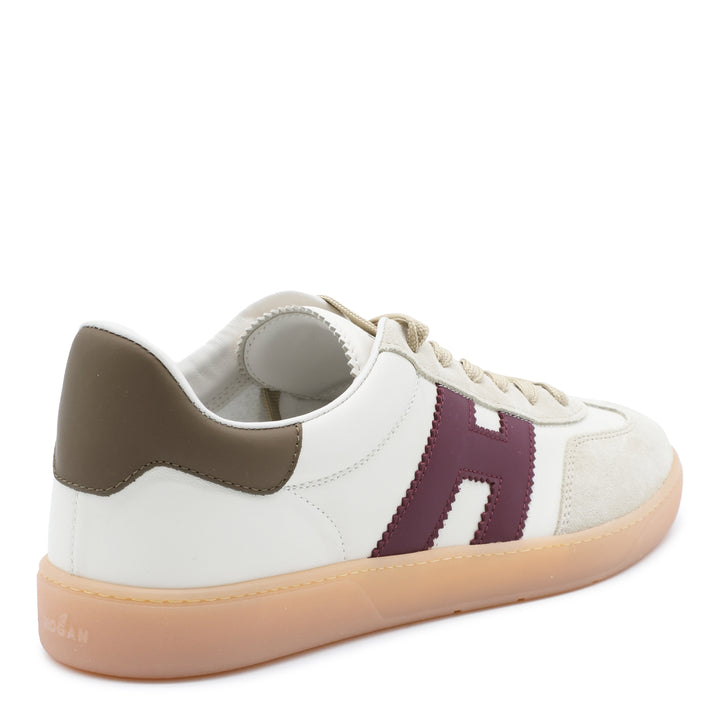 Hogan Sneakers - BIANCO/BORDEAUX/KHAKI | 27593c24dd87f7b46323d18aa39533adbeb59b72