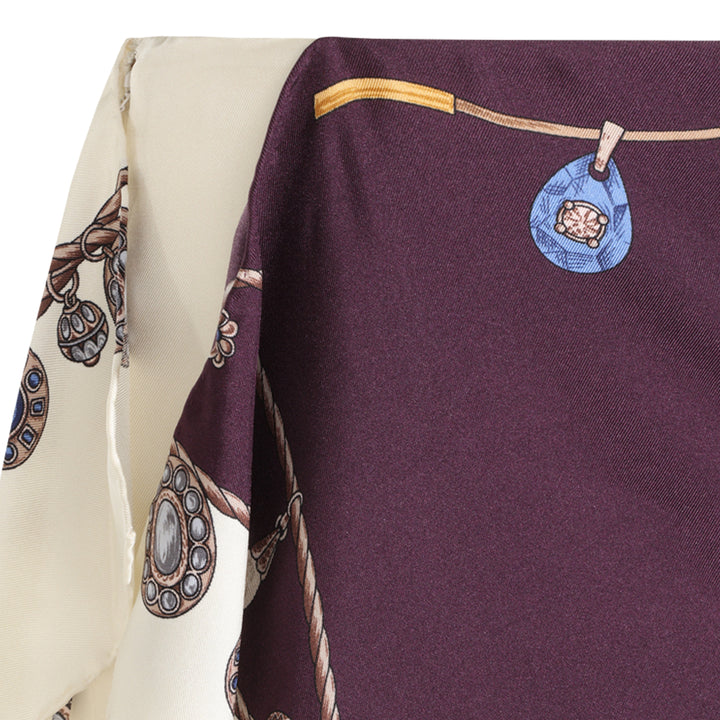 Versace Skirts - BURGUNDY/WHITE/GOLD | ac0c674433b50a64fc2b2208b99b1b6e936babc7
