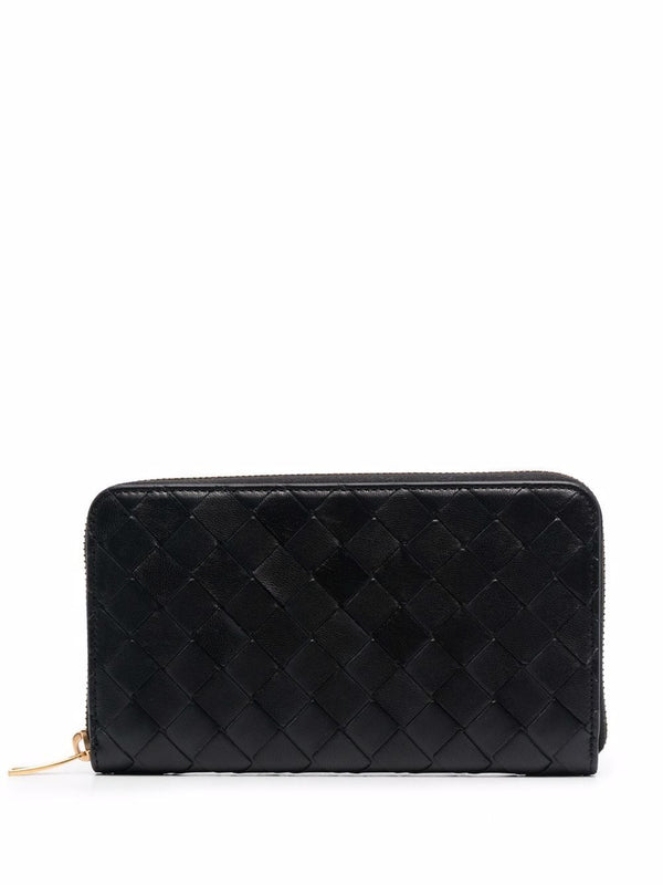 Intrecciato Zipped Wallet