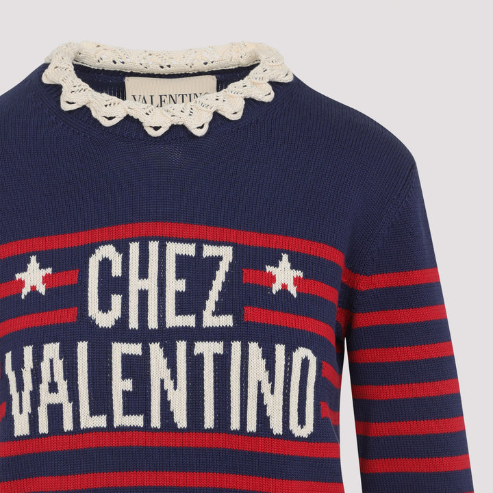 Valentino Pullover - Blue | 0202ea1d62d978ea2a8e8065c66bcf8a1b6f436d