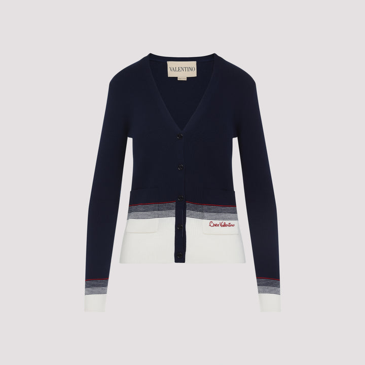 Valentino Cardigan - Blue | 80be5bc9183c17ca4b7fb75f294a1673e9fa81d5