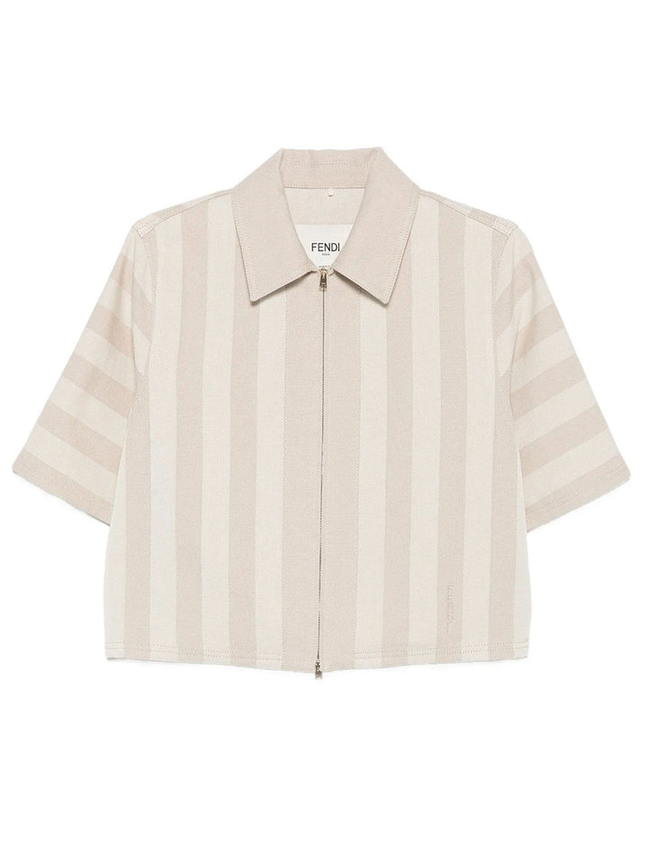 Fendi Cropped - Nude & Neutrals | 2854b676efc0bab8eb35c0d59c75b07fd0e0bf51