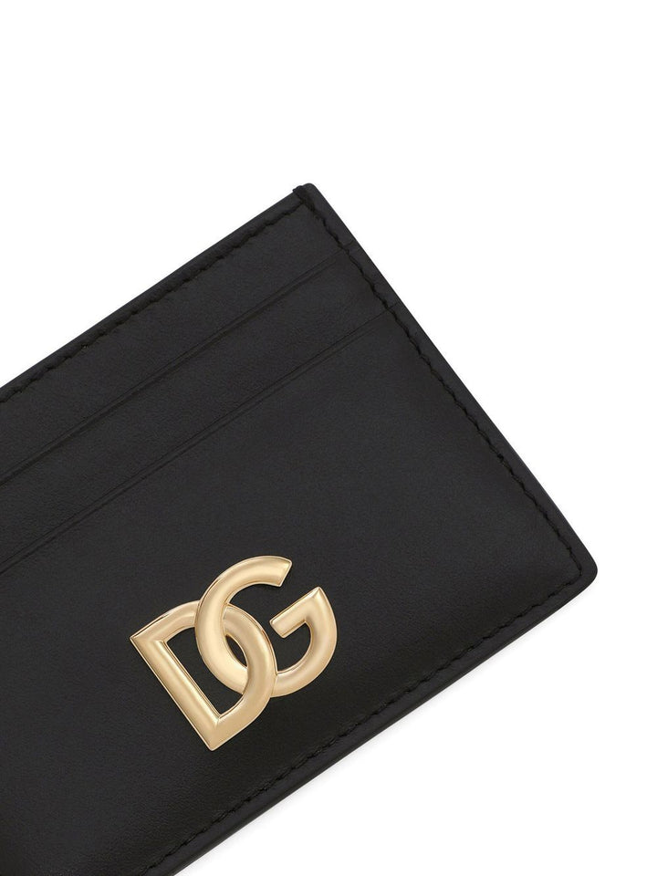 Card holder with logo plaque