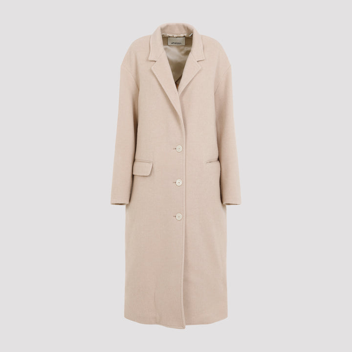 Isabel Marant Double breasted & peacoat - Nude & Neutrals | e49104844e363485d3fcb470218c5e77895964ec