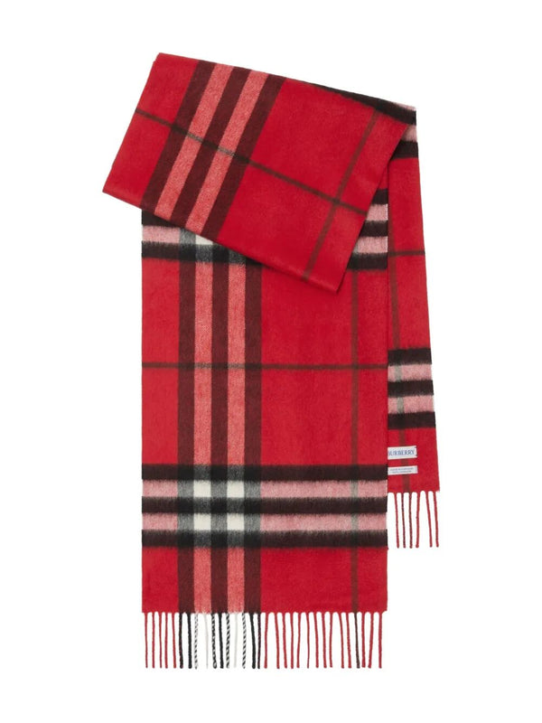 Giant Check Cashmere Scarf