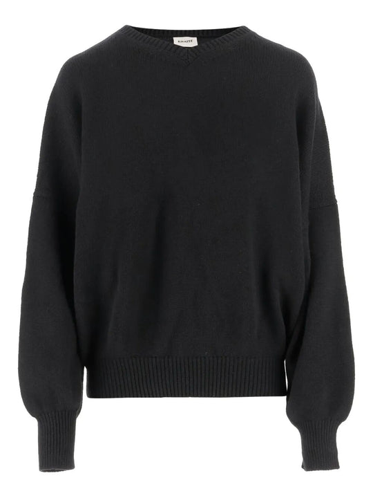 Wolfe V-Neck Knitted Cashmere Sweater