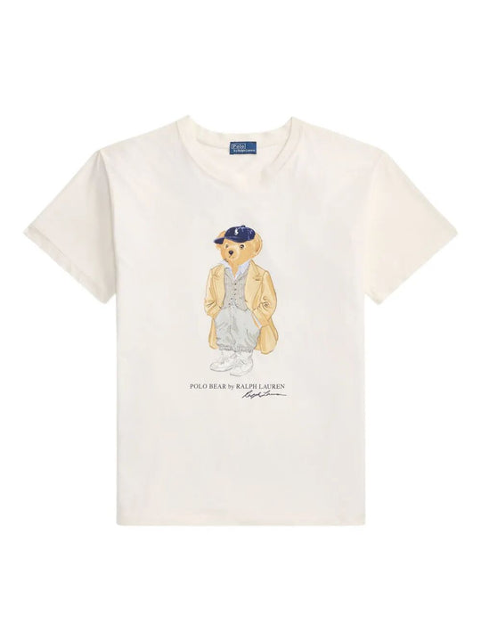 Polo Bear Cotton Jersey T-Shirt