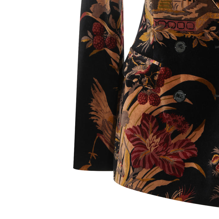 Etro Jackets - BLACK/BORDEAUX | e710e8d94557b41a5fb5967fdb51cf8986f643fc