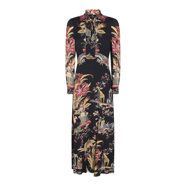 Dresses Black/Bordeaux