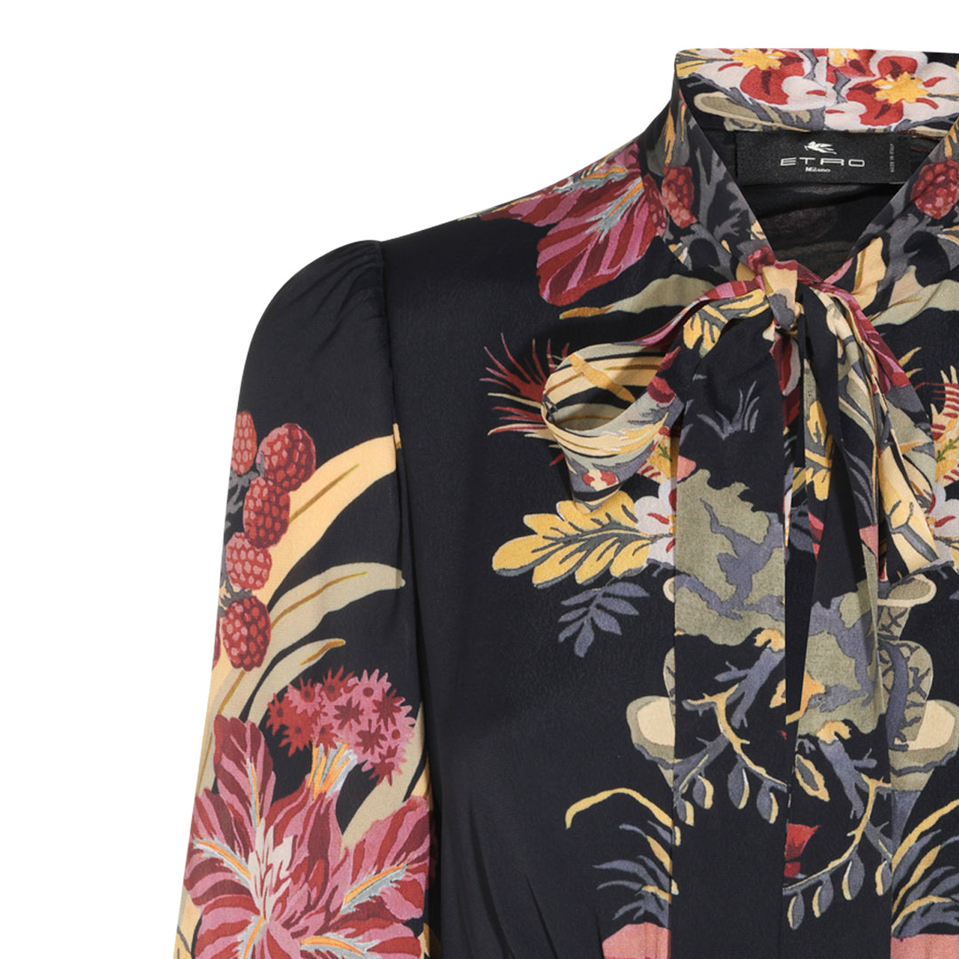 Etro Dresses - BLACK/BORDEAUX | 7700654bc0dc3fd7eddeecdcd9a19587daa6941b