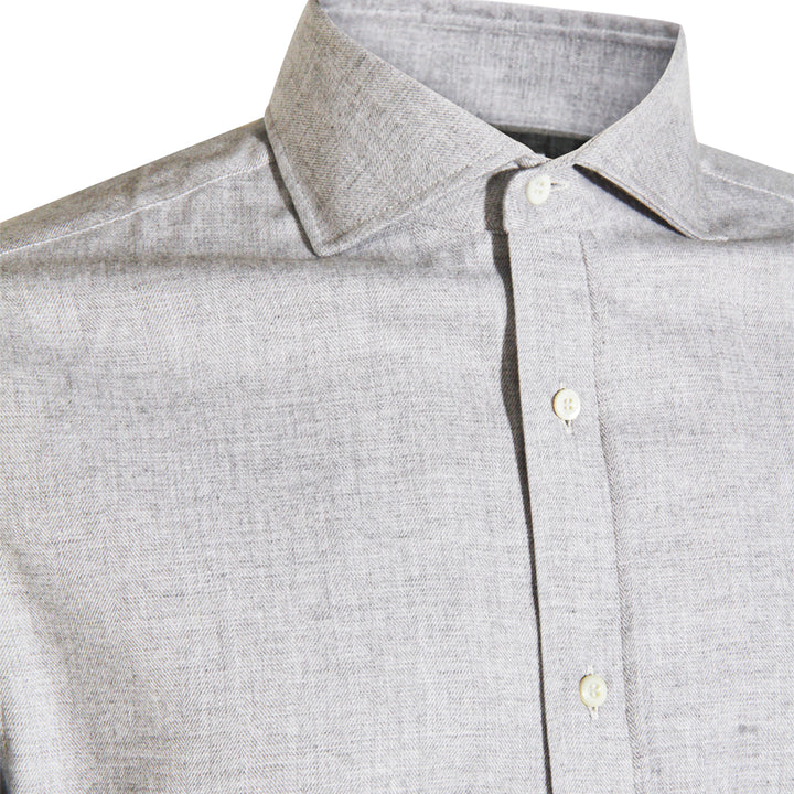 Brunello Cucinelli Shirts - LIGHT GREY | 4eab78bc8f886e0ddf5a9dea9c75e9e2b9ac086c
