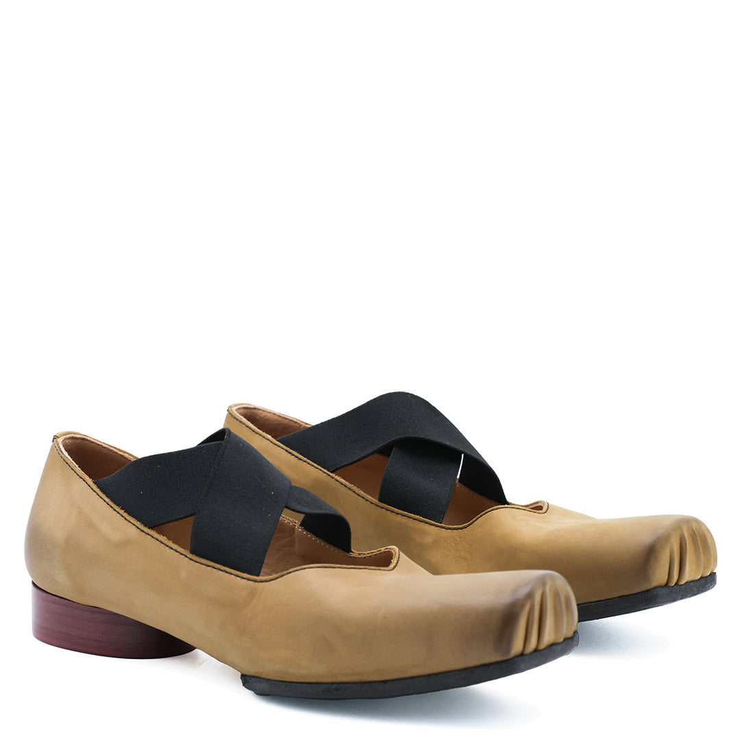 Uma Wang With Heel - MUSTARD / RED | 9139f470393772ce700f85f4e1abcc0c03c25127