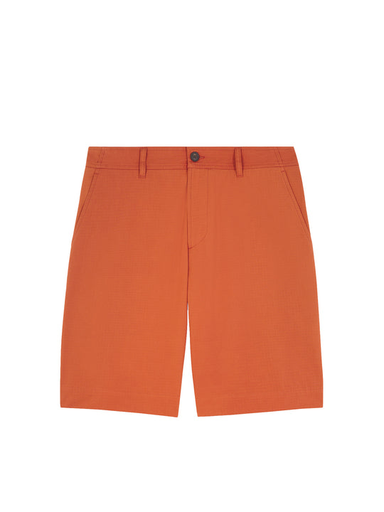 Cotton Bermuda Shorts With Back Logoed Label