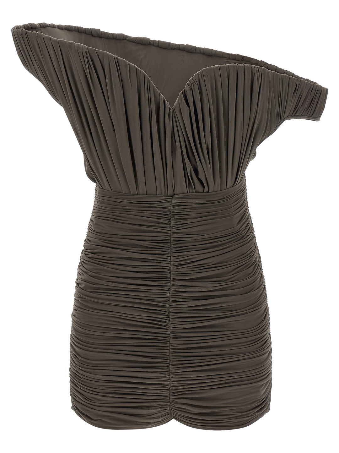 magda butrym brown dress Magda Butrym, Calfhair bustier dress, Women, Brown, US 4, Dresses, Leather