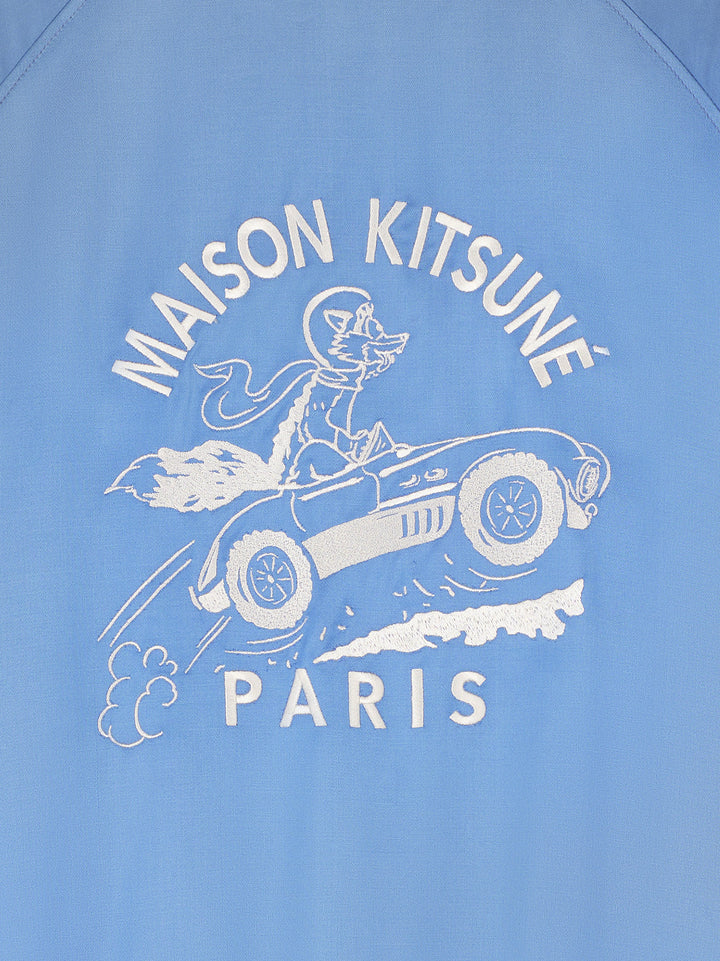 Maison Kitsune' Jackets - Blue and green | 8d075d26d7300cc5ce003e37a63511005c01a885