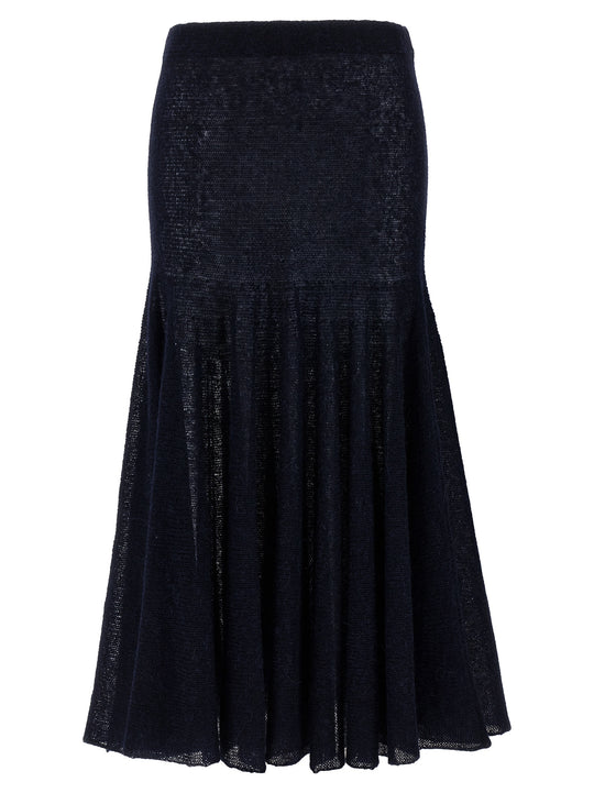 Pf25 Knitwear 16 Skirt Skirts Blue