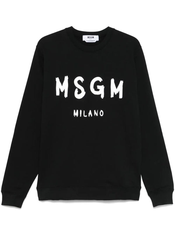 Logo Print Crew Neck Sweatshirt
