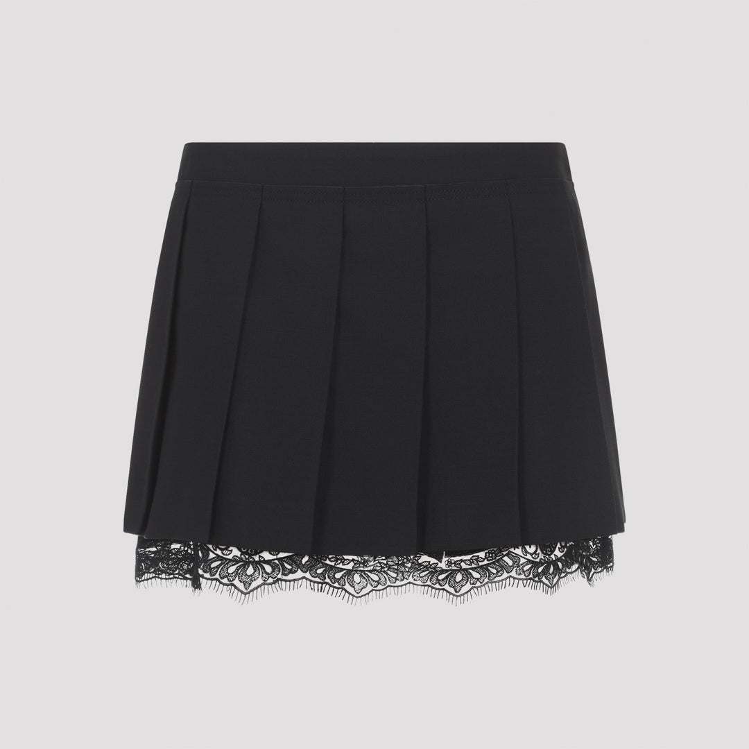 Acne Studios Mini skirts - Black | a08b7652c64b3473c36e8f8f2504526d3ba32116