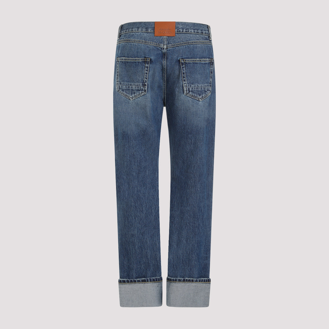 Alexander Mcqueen Jeans - Blue | 8228963039f955f6409d10e7446a13ddc69a8ba7