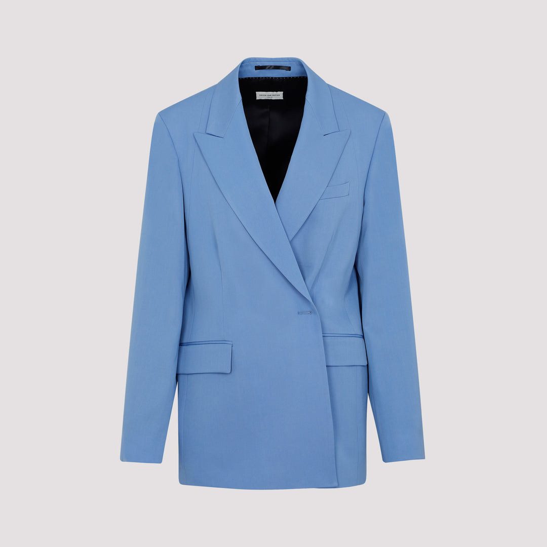 Dries Van Noten JACKET - Blue | 9ecdc45ab616d63852e3a0bbaf29c3878be328f2