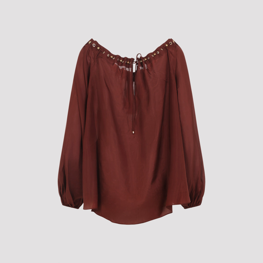 Zimmermann Blouse - Red | 641a69ef6998ba5b1c39d06ccf717fc02ac065f6
