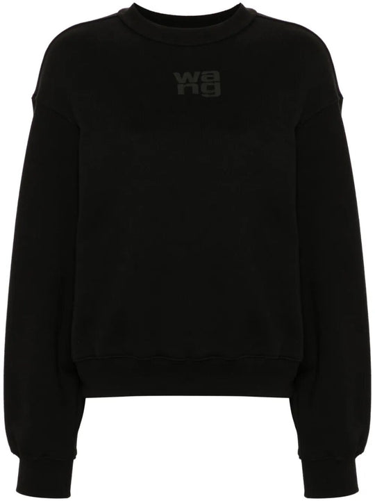 Essential Terry Crew Neck Cotton Sweatshirt