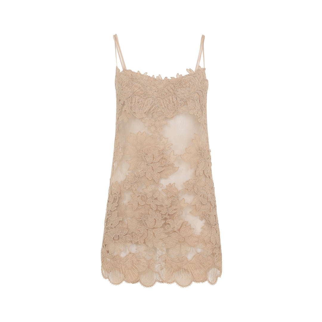 Ermanno Scervino Mini dresses - Nude & Neutrals | 14bbf0aedb768858d772e95dad6cd67295e584a7