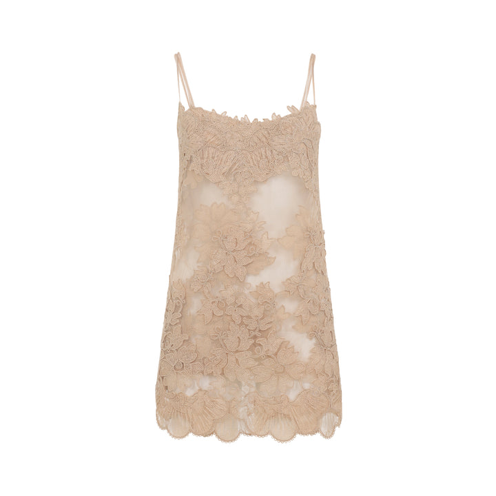 Ermanno Scervino Mini dresses - Nude & Neutrals | 14bbf0aedb768858d772e95dad6cd67295e584a7