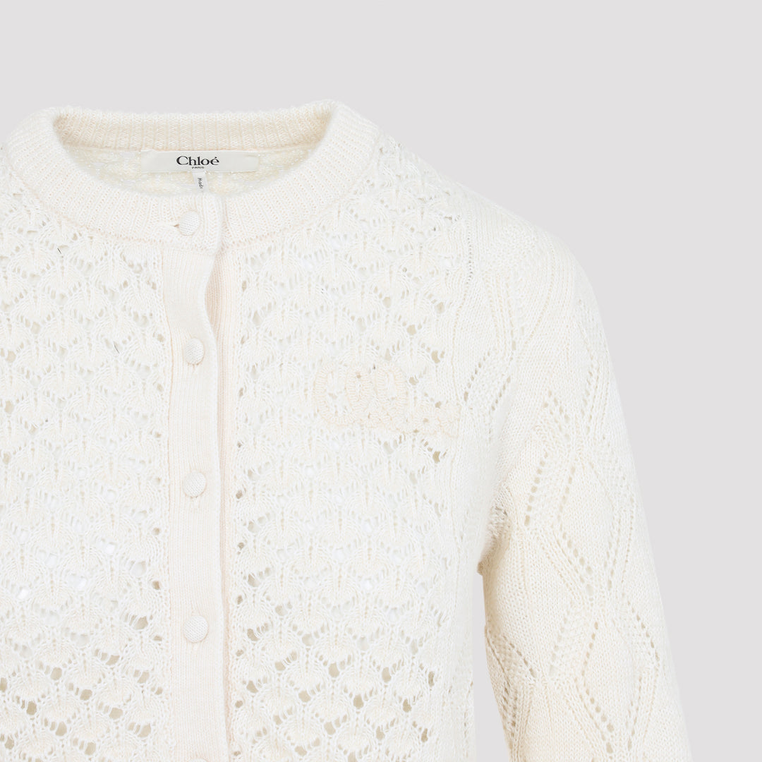 Chloe Cardigan - White | 2bc17374d6198e7ef12a2885e96f2b529d476046