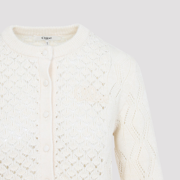 Chloe Cardigan - White | 2bc17374d6198e7ef12a2885e96f2b529d476046