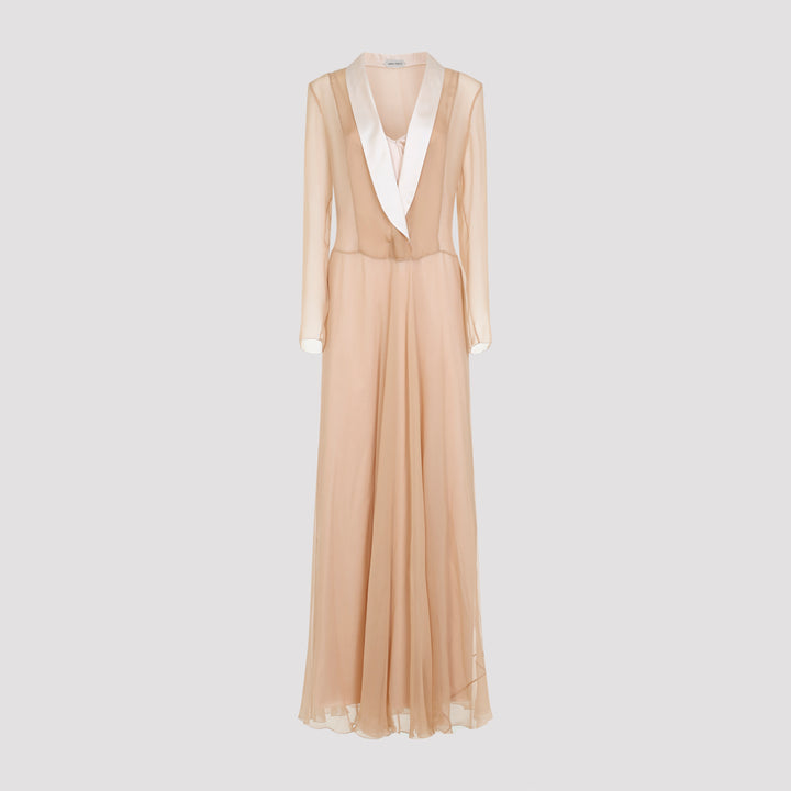 Alberta Ferretti Long dresses - Nude & Neutrals | f653c937002ad362a30ca4498727ed58e88932fb