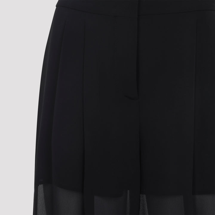 Alberta Ferretti Regular & straight leg - Black | 016b827c3957e0d9f60359294b4b1552228345b0