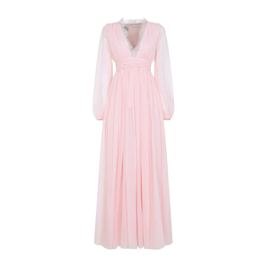 Long Dresses Pink & Purple