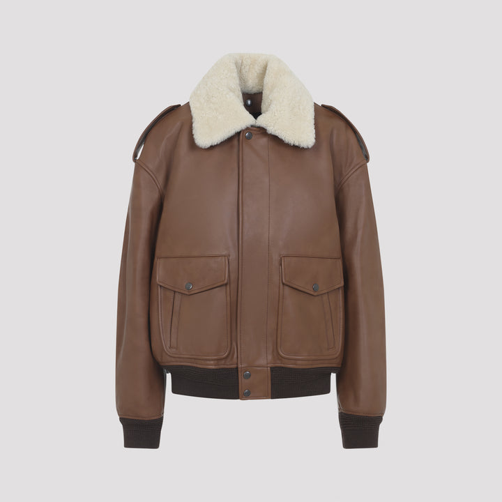 Saint Laurent Jackets - Brown | c34b963e19836ed1b2c32ef7b1c615765942ae84