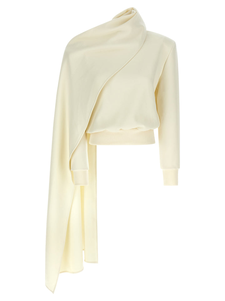 Magda Butrym 01 Sweatshirt - White | 14cddf15a2a1ce6c45b1bbc8053c3ce61532b82b