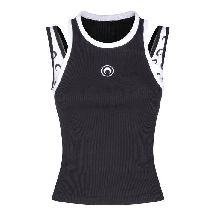 Marine Serre T-Shirts And Polos Black