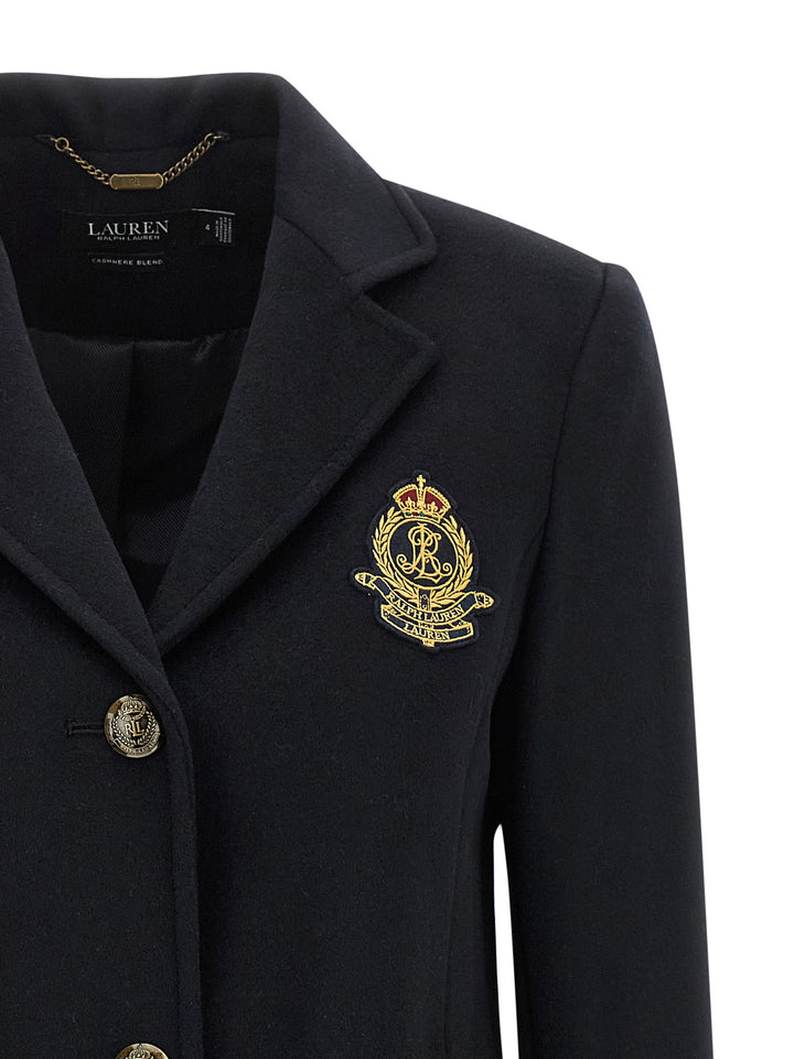 Lauren Ralph Lauren Coat With Embroidery Coats and Trench Coats - Blue | 0581652628b8bb572baa65583f8b79bbeb966ea3