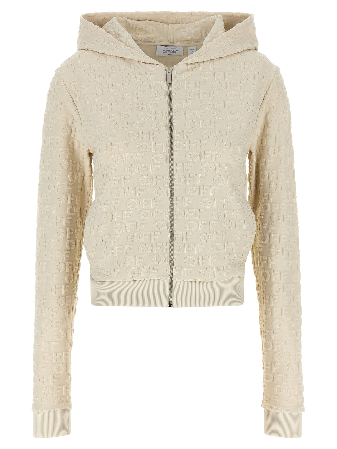Off-White Terry Off Sweatshirt - Beige | 0de6351fb8a8d84b3cc93e10ccb1c99392b3bd54