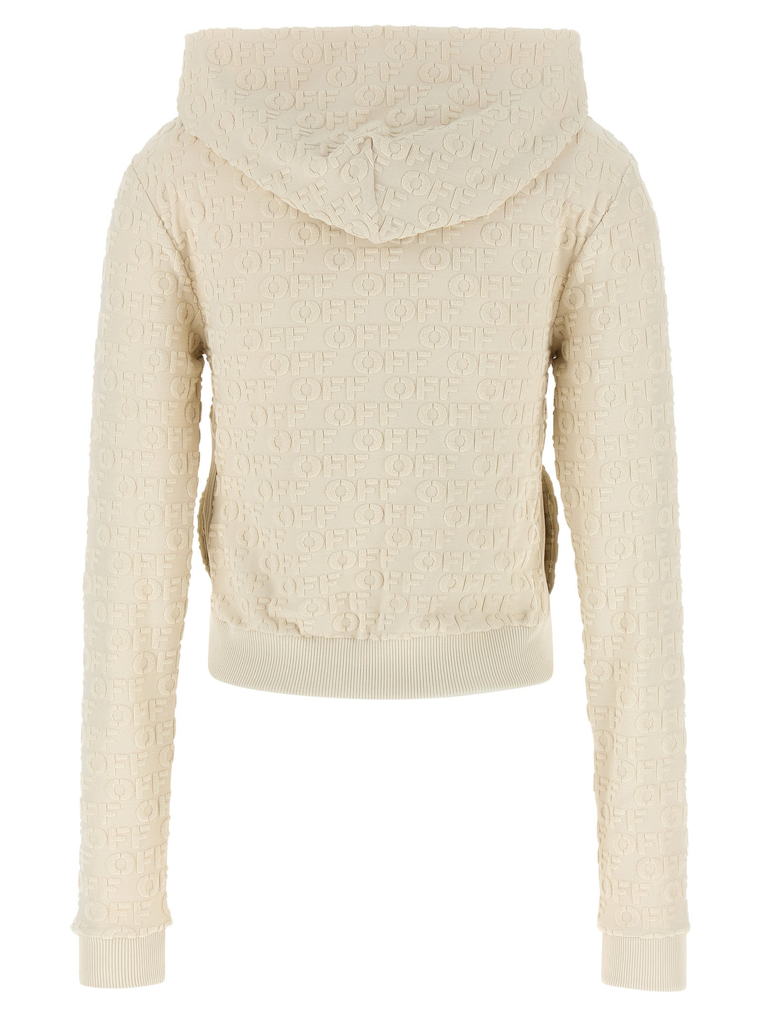 Off-White Terry Off Sweatshirt - Beige | a28a171a16adea8cd2caddffe4974ecdecfe2678
