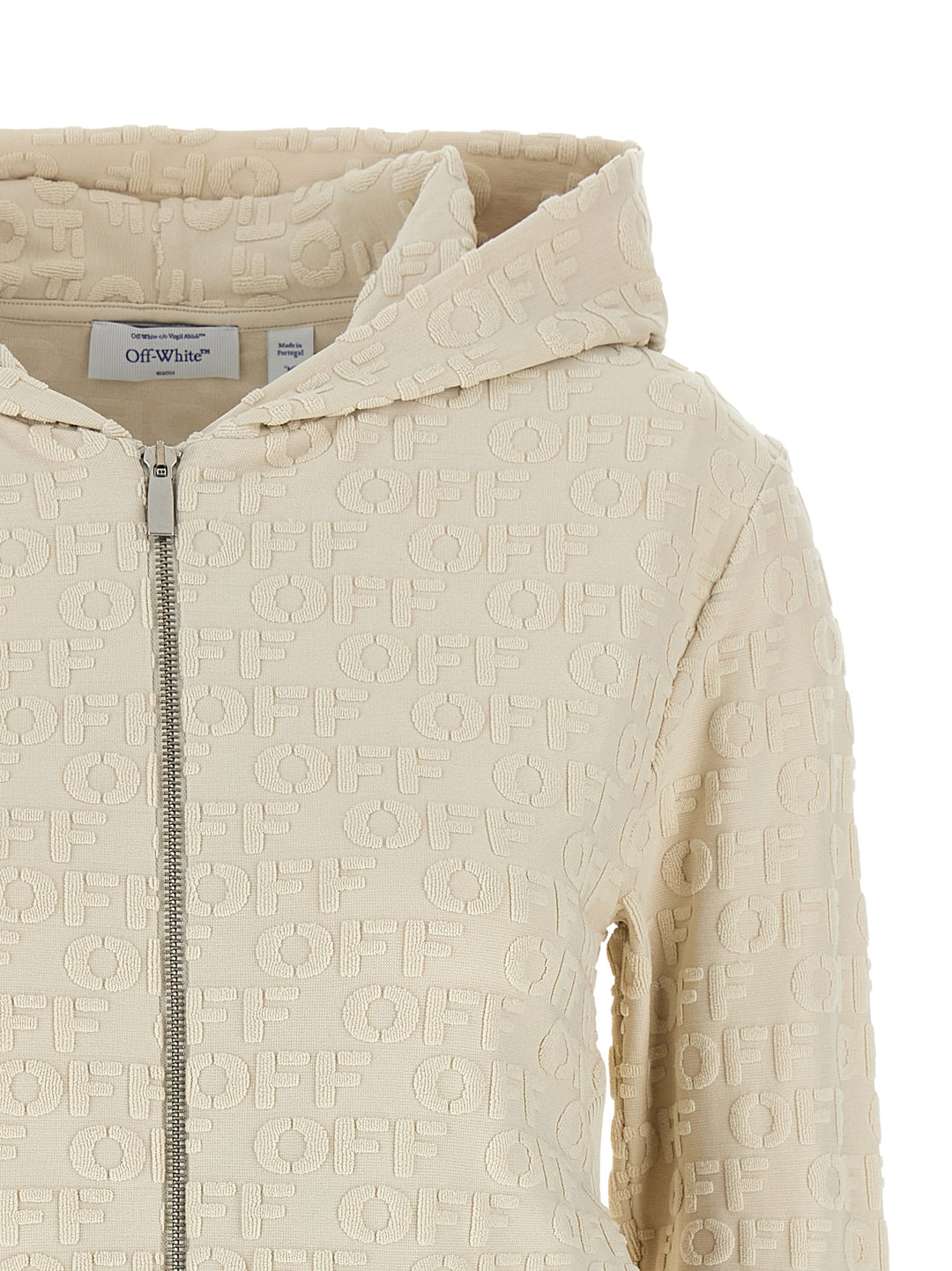 Off-White Terry Off Sweatshirt - Beige | d4f7646c2812e573a05c0db8328fa1a7e0fdfeaa