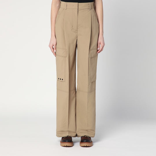 Beige Cargo Pants