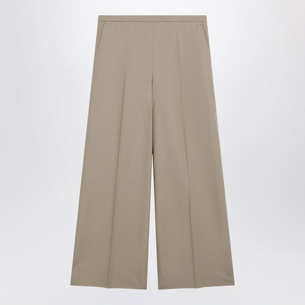 Beige Cotton Trousers