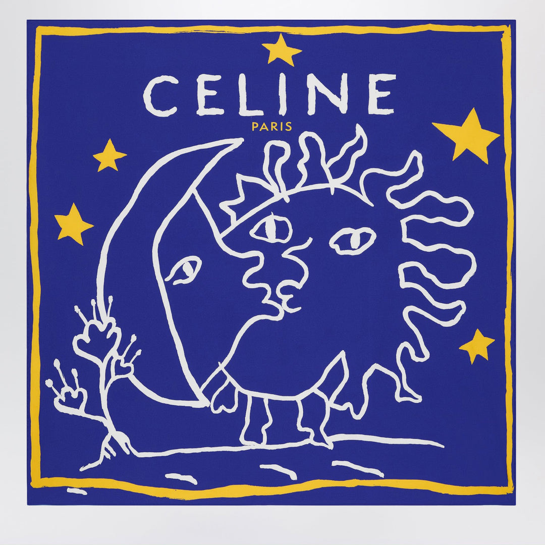 Celine Scarves & Shawls - Blue | 84a36e1790e76611e084934fbe061a748f59ef57