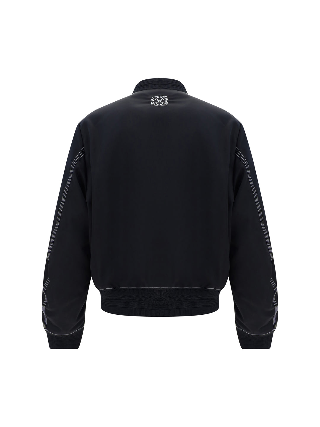 CONTRAST STITCH NYL BOMBER